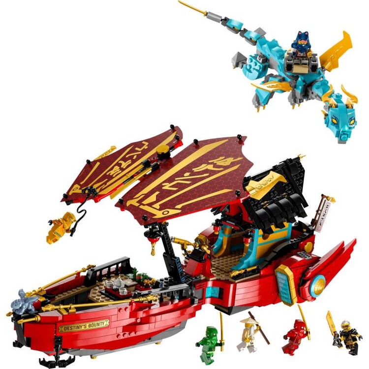 Costruzioni Lego Ninjago - Fate Reward - Race Against Time, Poster,  regali, merch