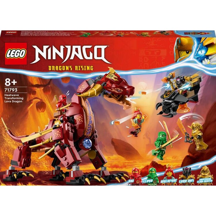 Costruzioni Lego Ninjago - Heatwave and His Lava Dragon