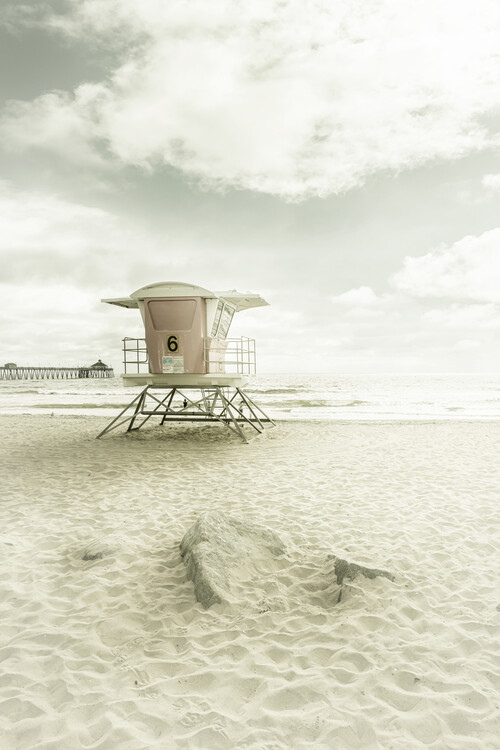 Leinwand Poster CALIFORNIA Imperial Beach | Vintage