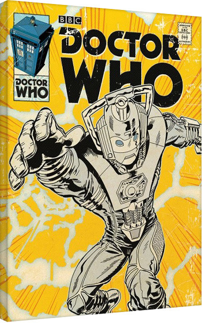 Leinwand Poster Bilder Doctor Who Cyberman Comic Wanddekorationen Europosters De