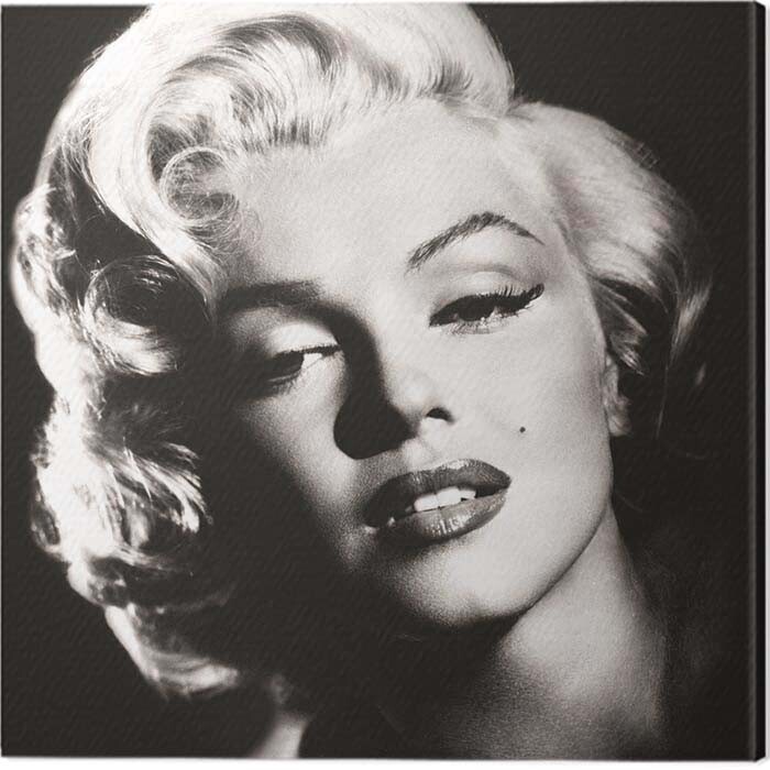 Wandbilder Bild auf Leinwand "Marilyn Monroe" Kunstdrucke Bilder kein Poster