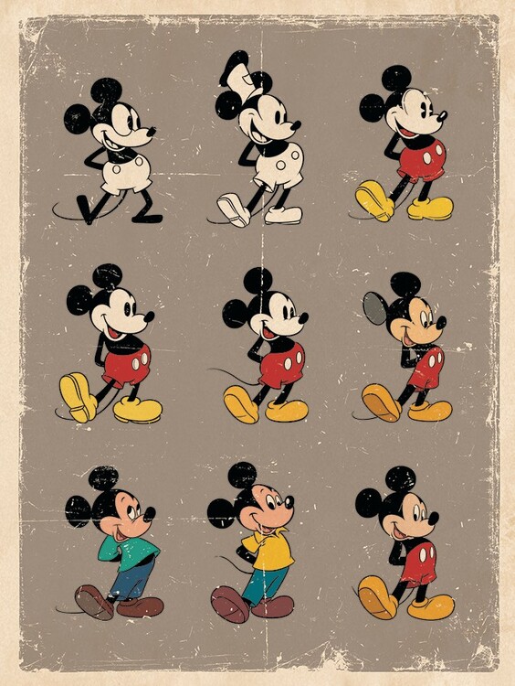 Wanddekorationen Bilder Leinwand | Europosters Mouse Poster, Mickey |