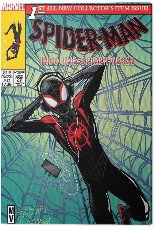 Leinwand Poster Bilder Spider Man A New Universe Comic Cover Wanddekorationen Europosters De