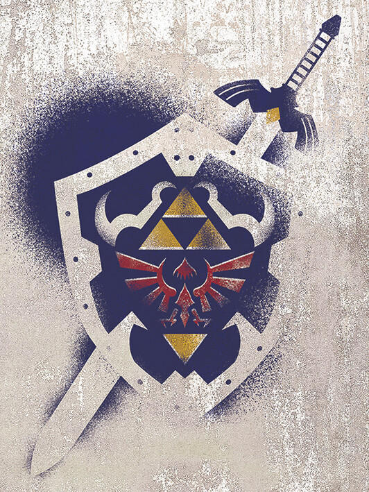 Poster The Legend of Zelda Tears of the Kingdom Link Unleashed