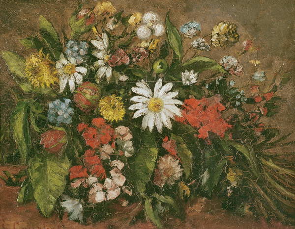 Bild auf Leinwand Flowers, 1871
