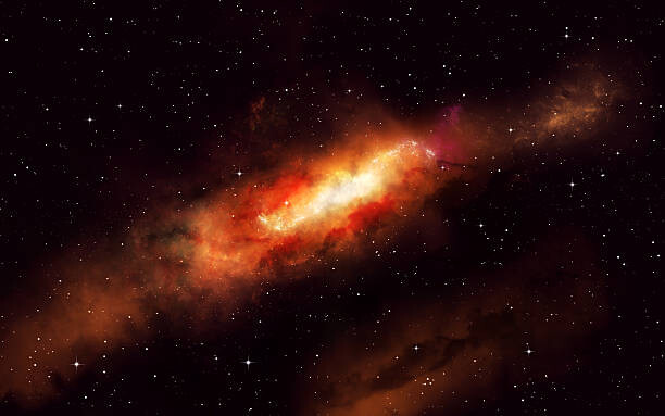 Bild auf Leinwand Space Starfield