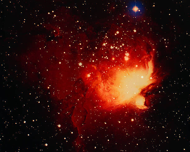 Bild auf Leinwand SPAEX021 Stars and Nebula