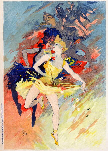 Bild auf Leinwand The dance Allegory