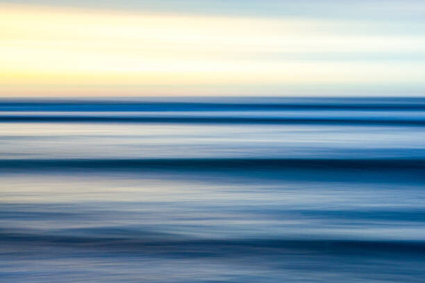Bilde på lerret Blue Nature Abstract