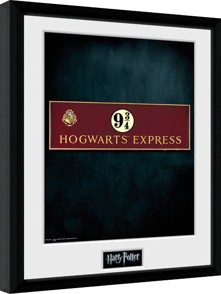 雑誌で紹介された Hogwarts Express Platform 9 ¾壁掛けプレート