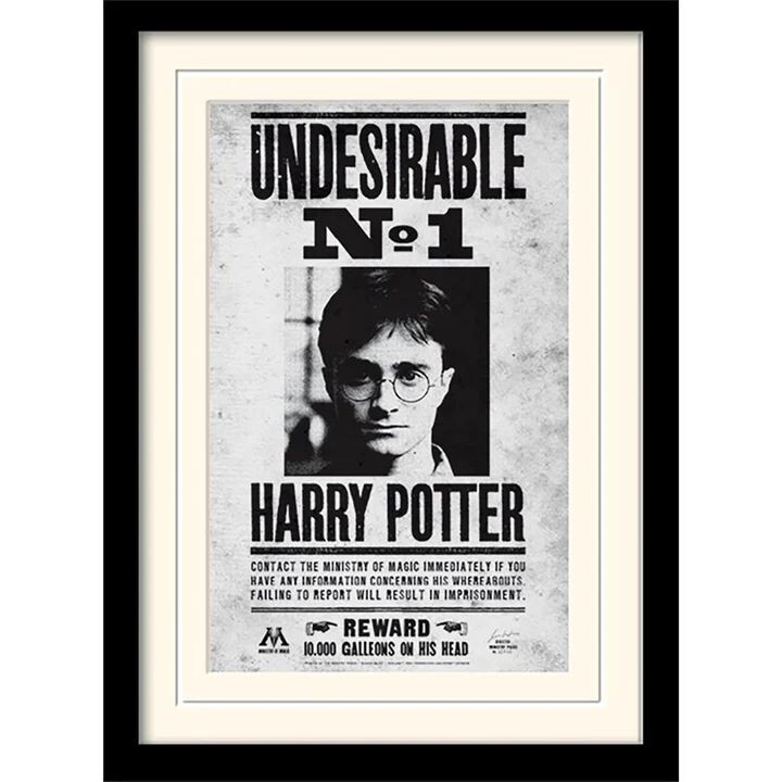 Harry Potter - Undersirable No1 Poster Incorniciato, Quadro su