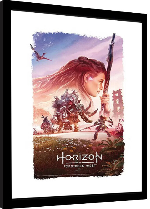 Horizon: Forbidden West - Key Art Poster Incorniciato, Quadro su