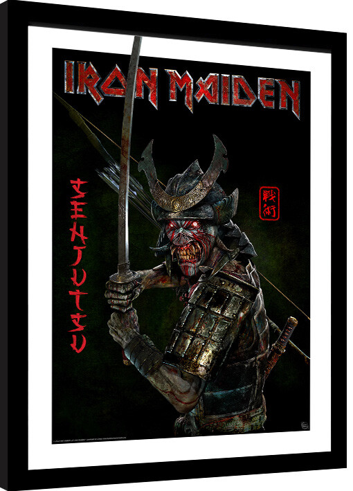 Iron Maiden - Senjutsu Poster Incorniciato, Quadro su