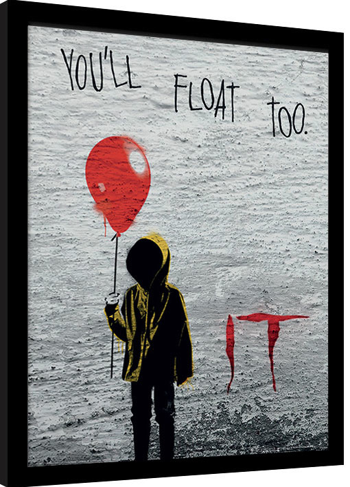 IT - Georgie Graffiti Poster Incorniciato, Quadro su