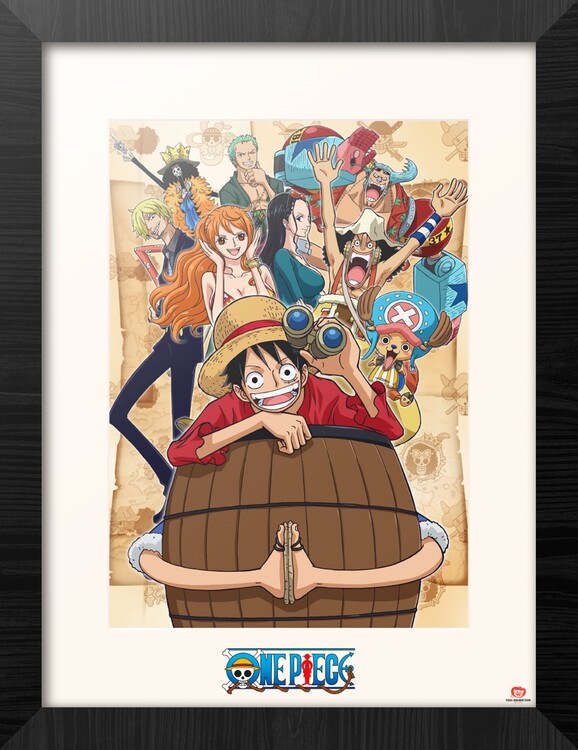One Piece - Punk Hazard Poster Incorniciato, Quadro su