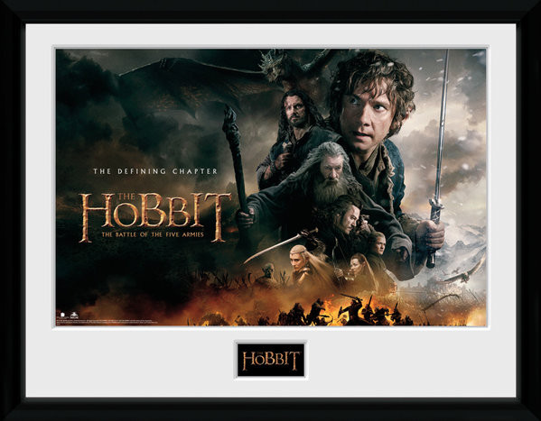 the hobbit the battle of the five armies comic con poster