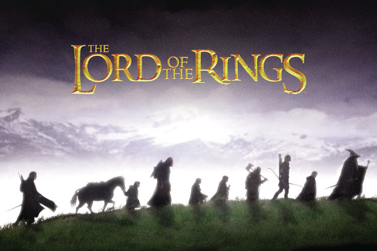 Samolepka Lord of the Rings - Group