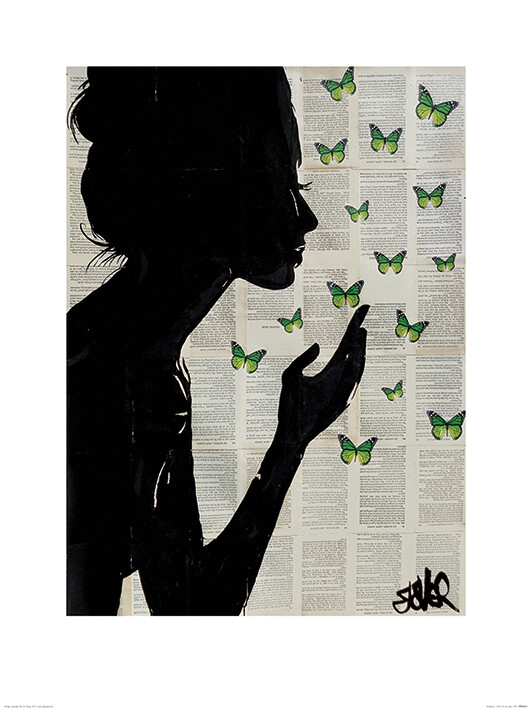 Umělecký tisk Loui Jover - Simplicity - Green