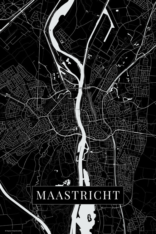 Samolepka Maastricht black