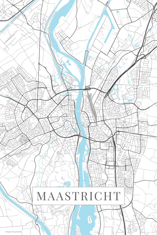 Samolepka Maastricht white