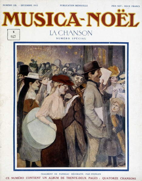 Samolepka Magazine “” musica Noel””