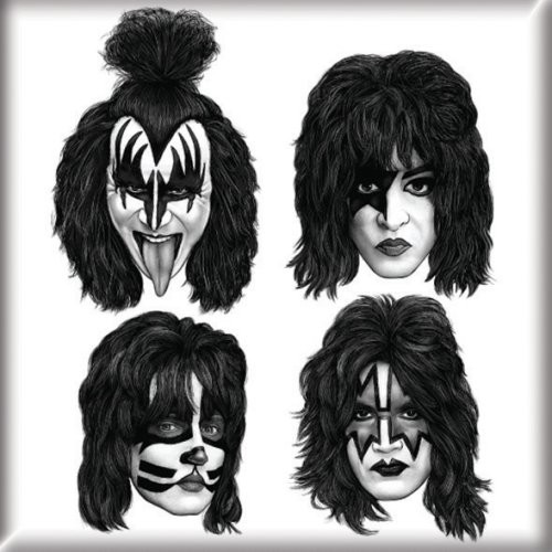 Kiss - Graphite Faces Magnes