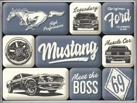 Magnet Ford - Mustang - 1969 - The Boss
