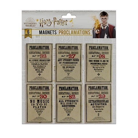 Magnet Harry Potter - Proclamations