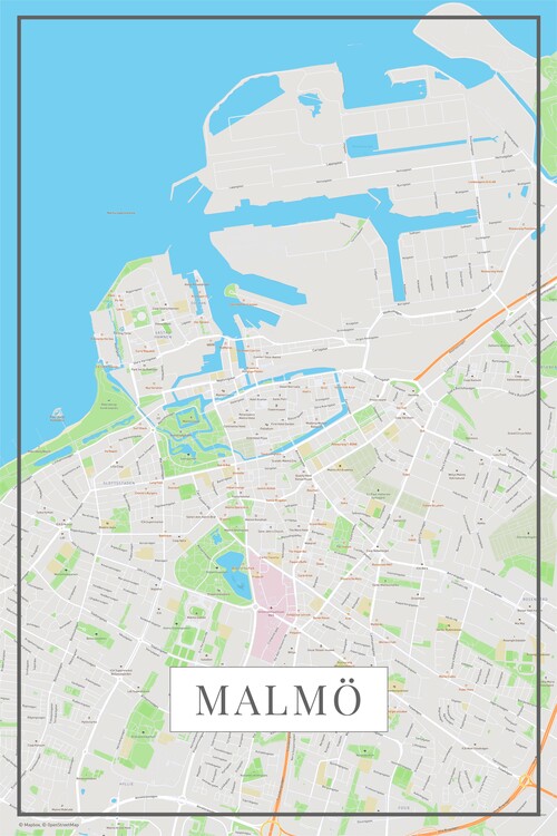 Samolepka Malmo color