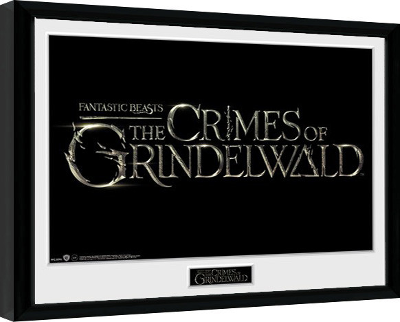 Animales fantásticos: Los crímenes de Grindelwald - Logo Poster enmarcado |  