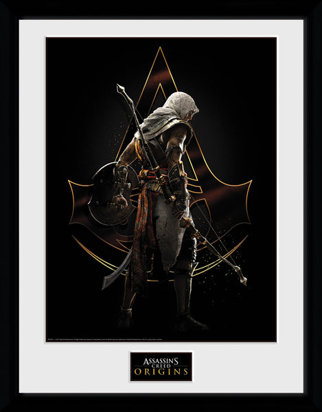 Assassins Creed: Origins - Assassin Poster enmarcado 