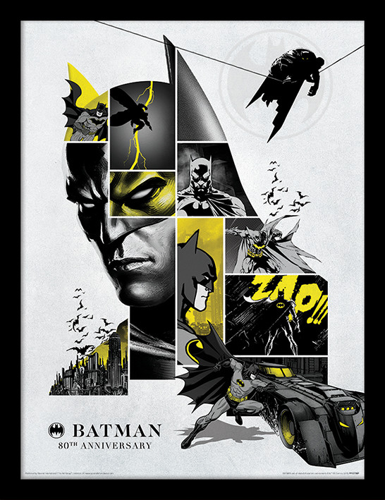 Batman - 80th Anniversary Poster enmarcado 