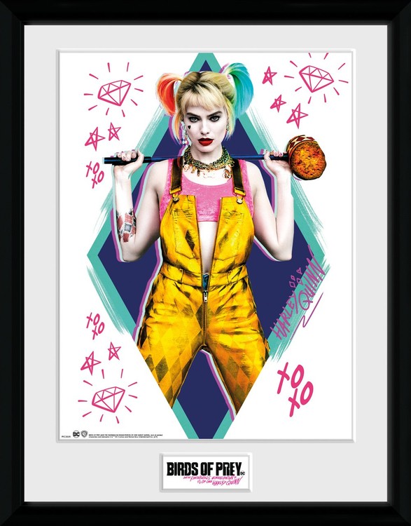 Birds Of Prey: y la fantabulosa emancipación de Harley Quinn - Harley Quinn  Poster enmarcado 