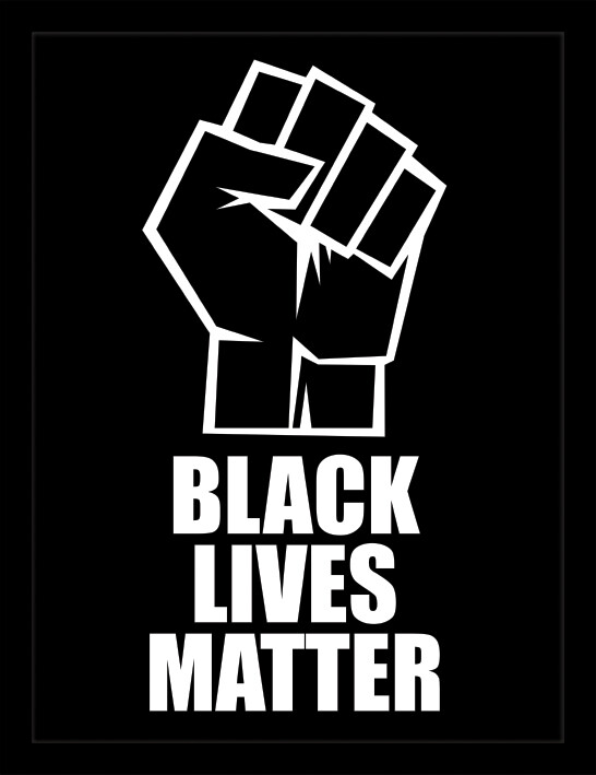 Lámina Enmarcada Black Lives Matter - Fist| Pósters, Cuadros | Posters.es