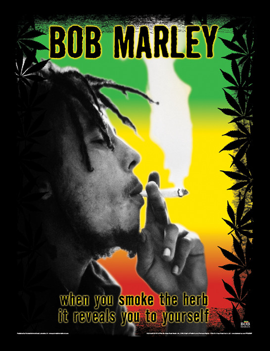 Poster enmarcado Bob Marley - Herb