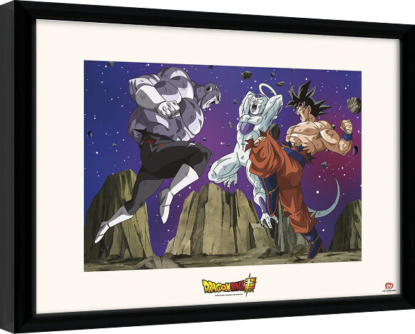 Dragon Ball - Beatin Jiren Poster enmarcado 