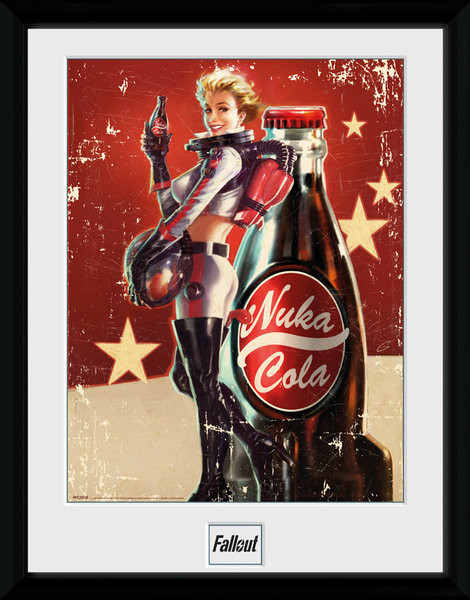 Fallout 4 - Nuka Cola Poster enmarcado