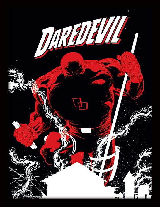 Marvel Extreme - Daredevil Poster enmarcado 