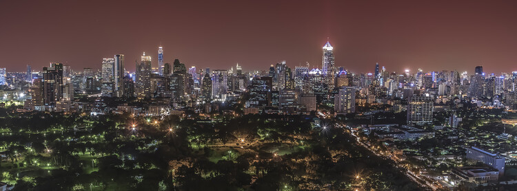 Obraz na plátně Bangkok Panorama