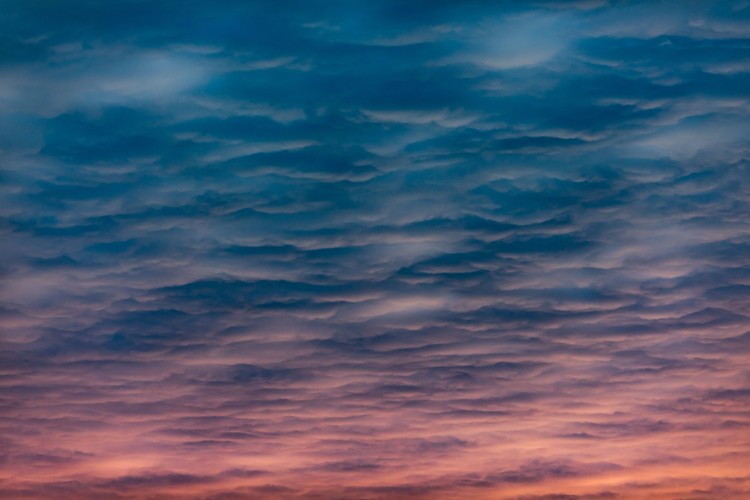 Umělecká fotografie Beauty sunset clouds