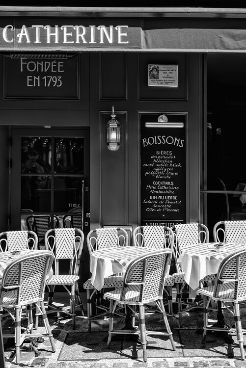 Kunstfotografie Black Montmartre - Café Paris