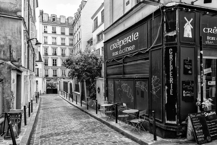 Obraz na plátně Black Montmartre - Old Street