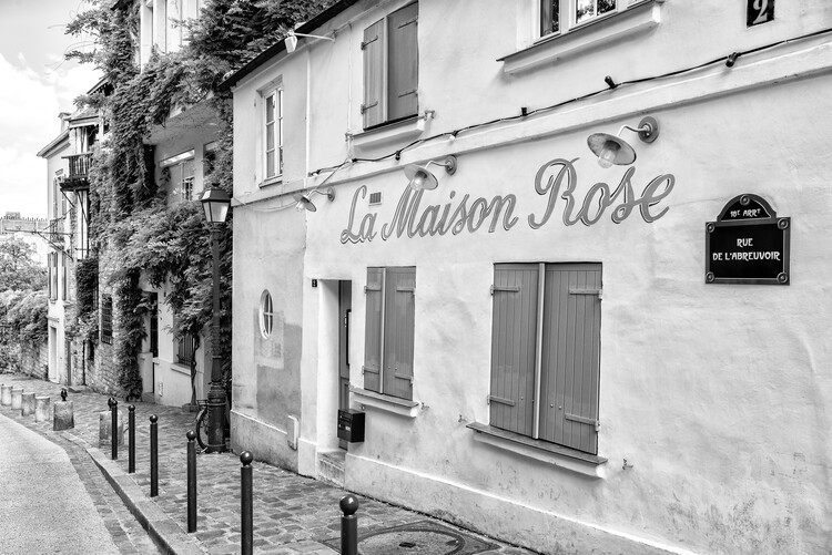 Photographie artistique Black Montmartre - Rue de l'Avreuvoir