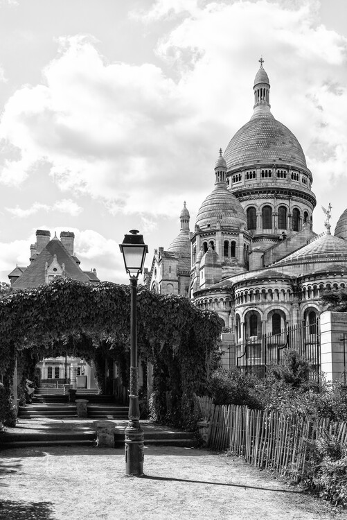 Umělecká fotografie Black Montmartre - Sacre-Coeur Basilica