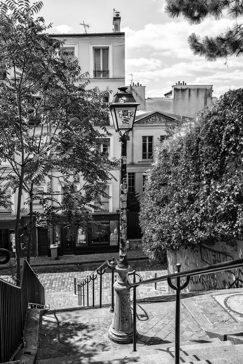 Umelecká fotografie Black Montmartre - Street of Paris