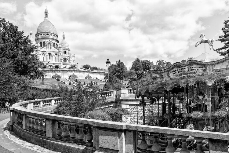 Umelecká fotografie Black Montmartre - Weekend in Paris