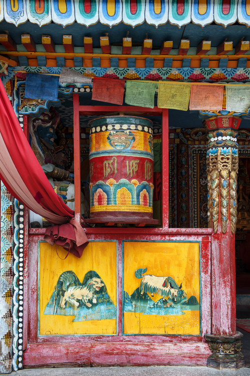 Umělecká fotografie China 10MKm2 Collection - Buddhist Prayer Wheel