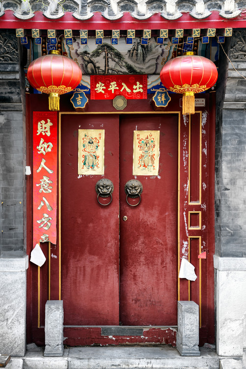 Umělecká fotografie China 10MKm2 Collection - Red Door
