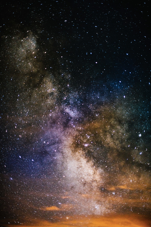 Umělecká fotografie Details of Milky Way of St-Maria