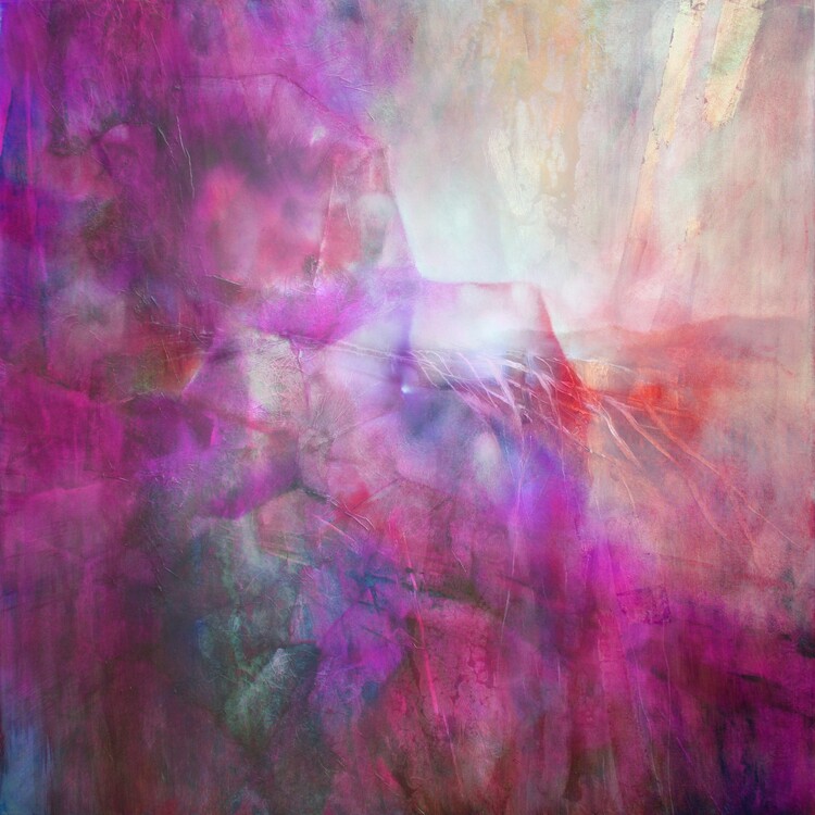 Fototapeta drifting - composition in purple